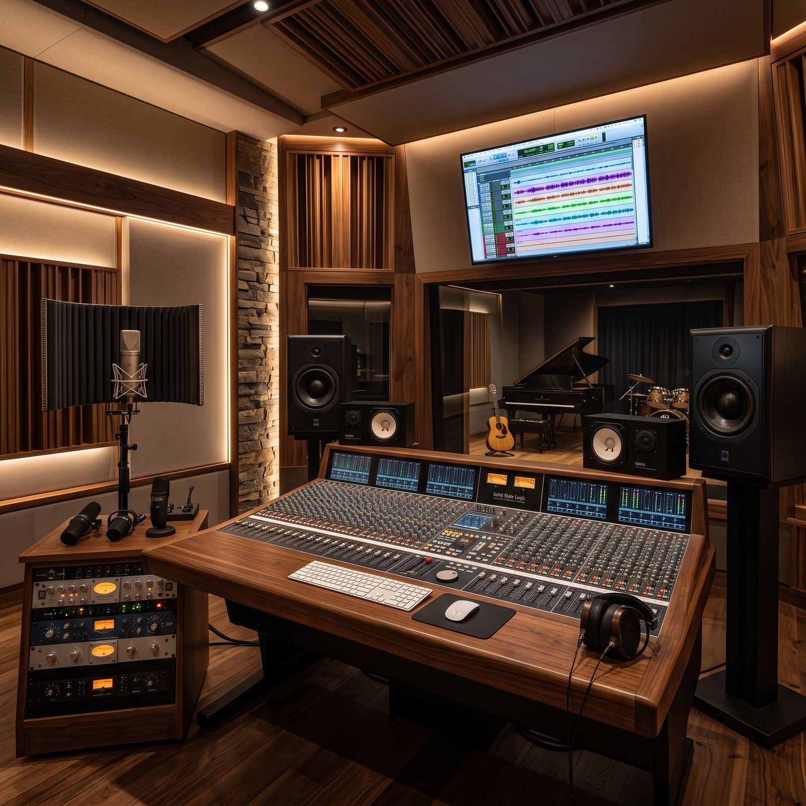 Closed studio cabins