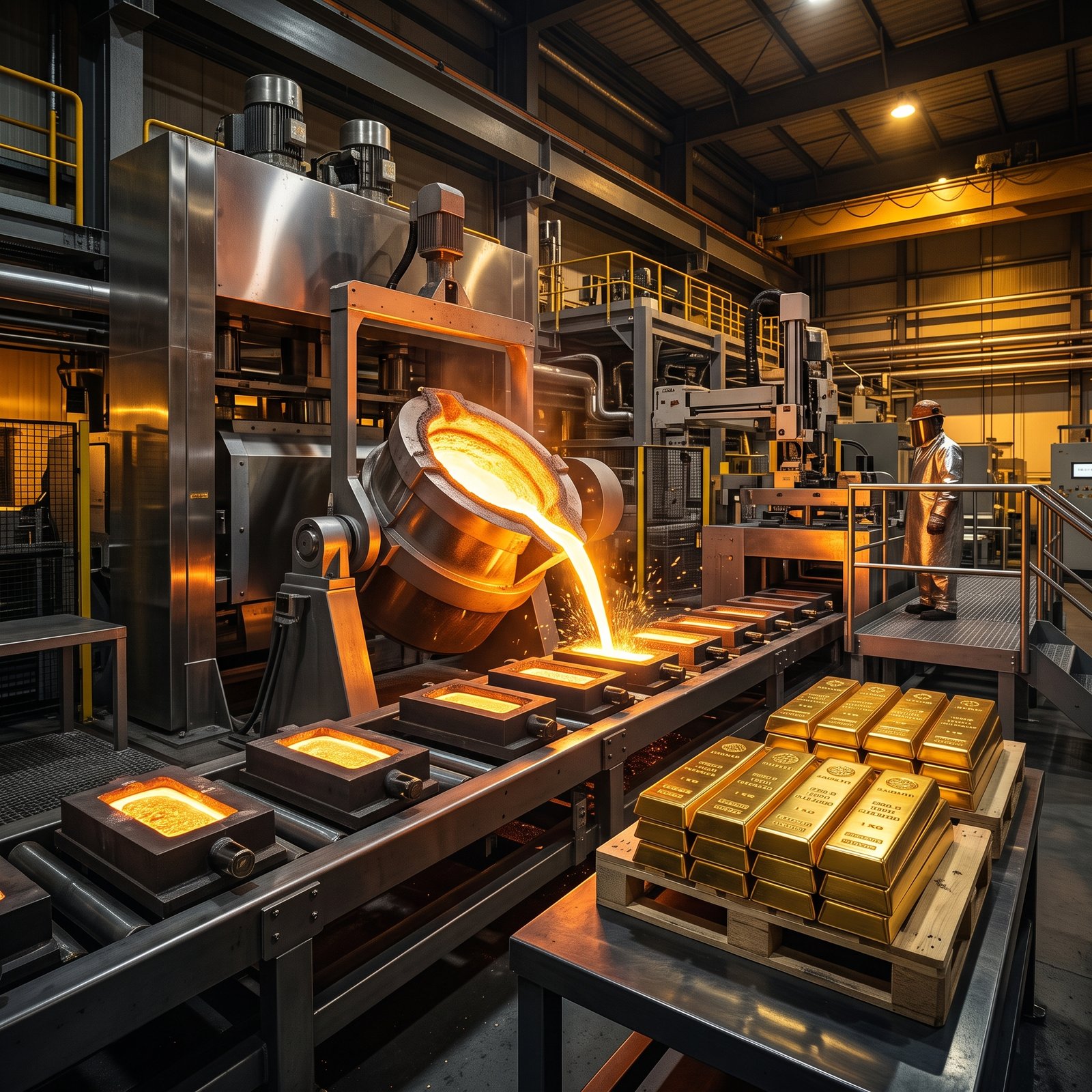 Gold refinery