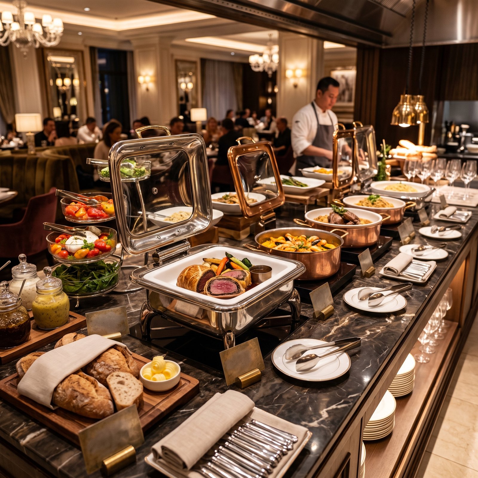 Open buffet accessories